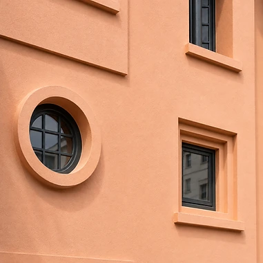 Gevelschilderwerk bij een karakterwoning