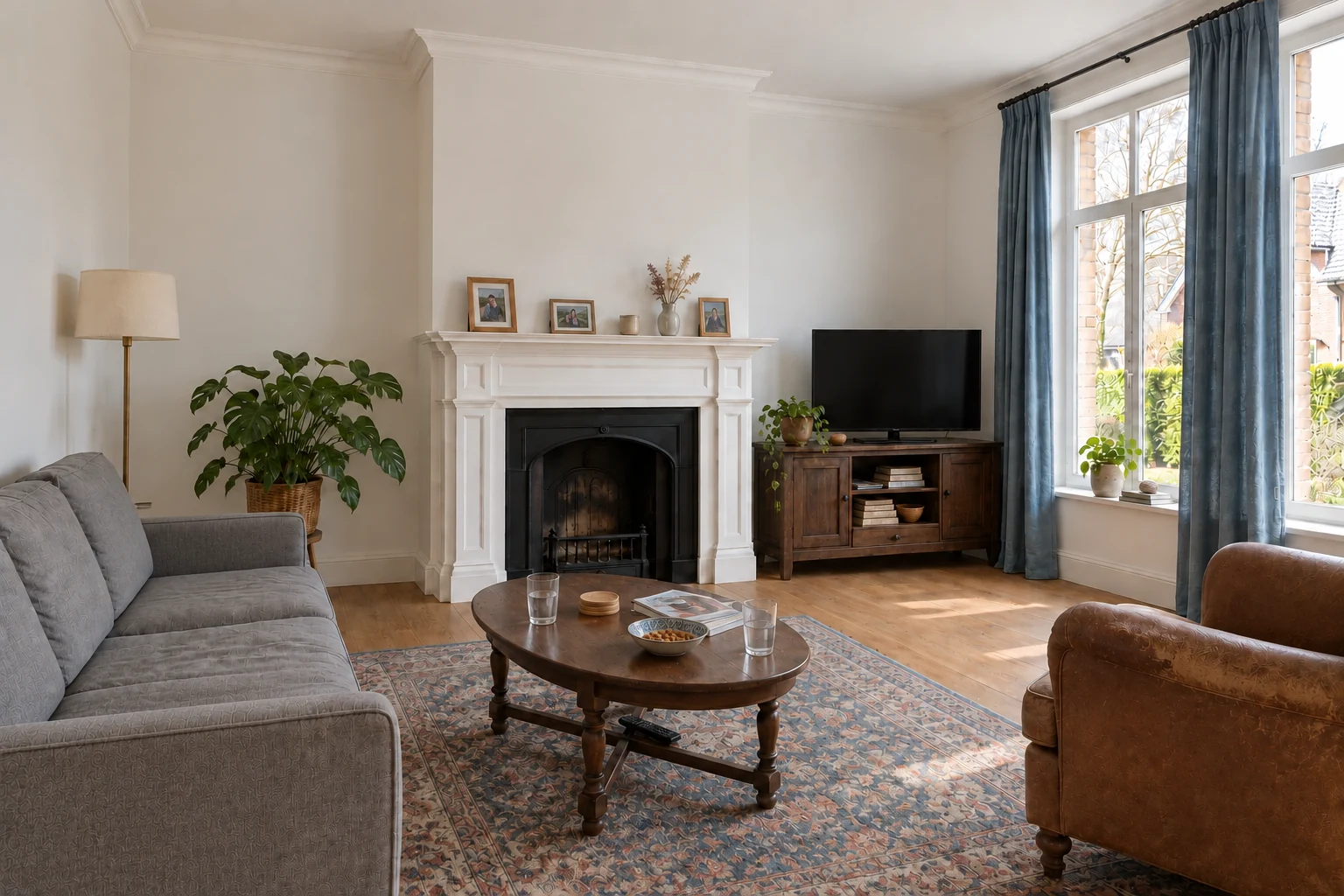 Volledig wit schilderwerk in een woning