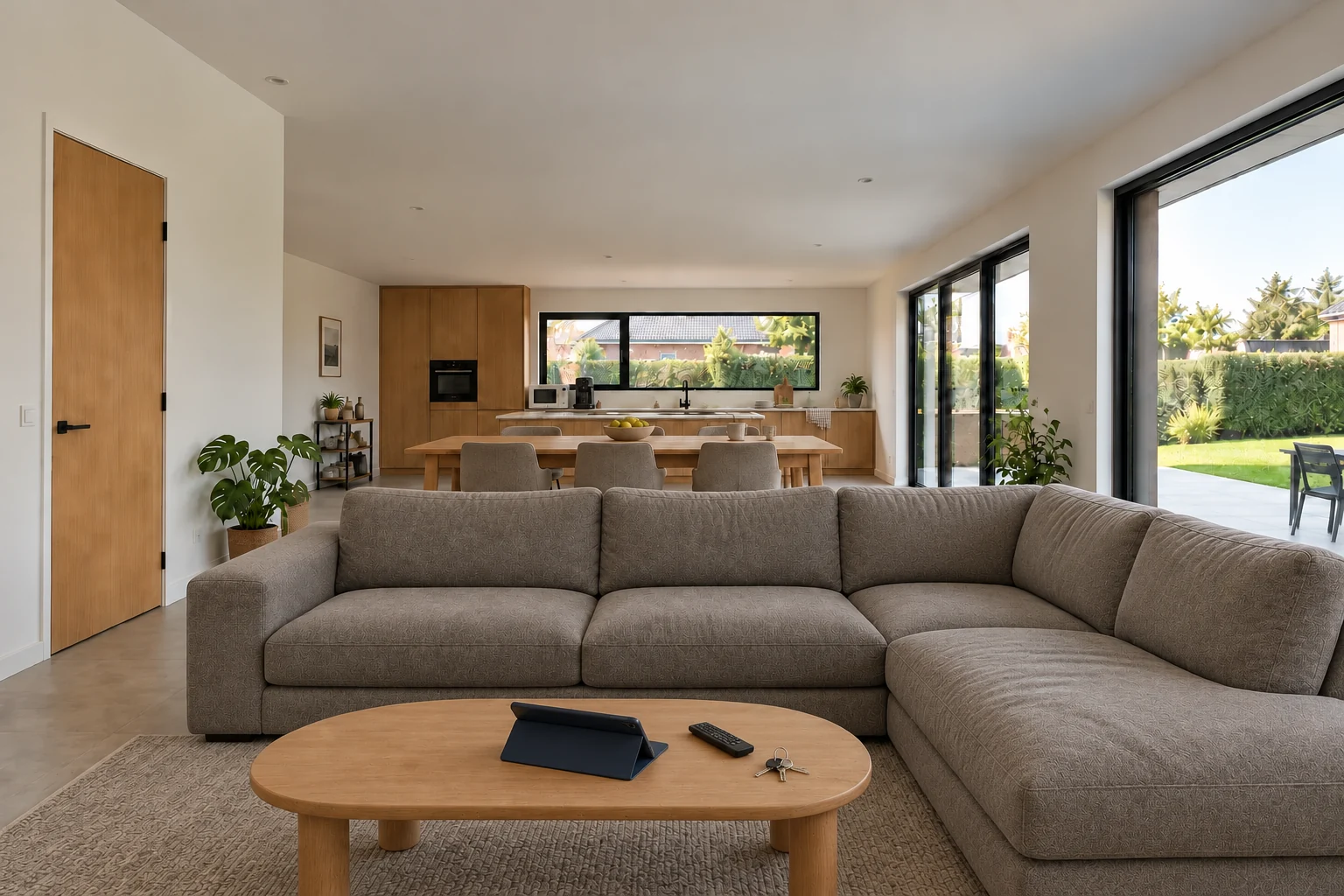Volledig wit schilderwerk in een nieuwbouwwoning